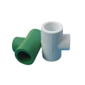 Green Plastic PPR Pipe Fitting Of Reducing Tee / Socket Unequal Tee